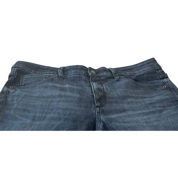 UNIVERSAL THREAD HIGH-RISE STRAIGHT LEG JEGGINGS, WOMENS, 16/33R, DENIM BLUE - Picture 2 of 11